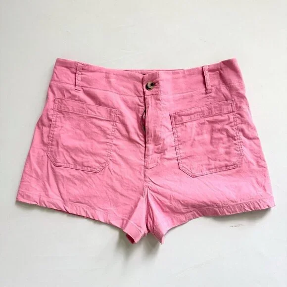 Anthropologie The Colette Shorts Maeve Pink  Magic Fabric Edition Womens Size 33 - Picture 6 of 13